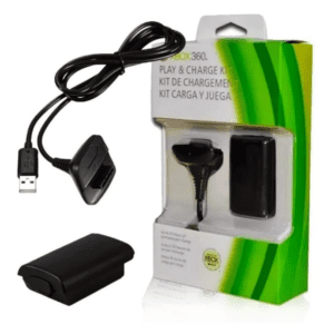 Cabo USB + Bateria Para Controle de  X BOX 360