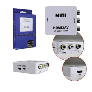Conversor de HDMI X 2AV / RCA