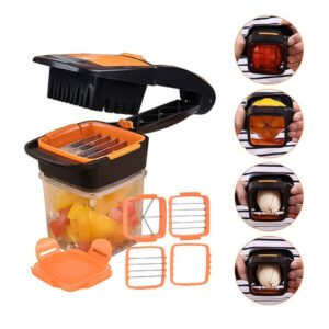 Cortador 5 Em 1 Frutas Verduras Legumes Vegetais em Cubos