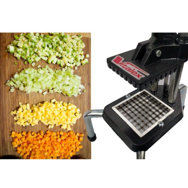 Cortador Picador Fatiador Industrial De Legumes Frutas Batata Pequeno Reforçado Promoção - Image 4