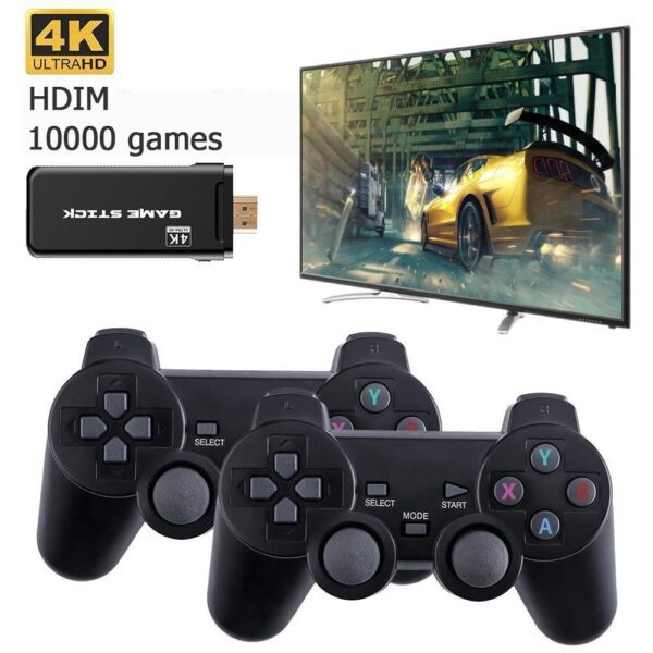 Vídeo Game Retro Nintendo 10mil Jogos 2 Controles Sem Fio Portátil 4k - Image 6