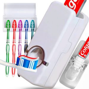 1 Suporte Para Escova Dispenser De Pasta De Dente Automático Promoção