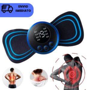 Mini Massageador Portátil Recarregável Dor Pescoço Coluna Pernas